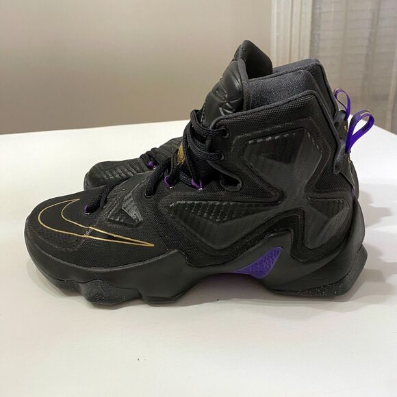 Nike LeBron James 13 Pot of Gold‎ 2015 NBA Basketball Men’s Sneakers US Size 7.5 - Picture 3 of 11